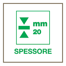 SPESSORE <br> 2cm